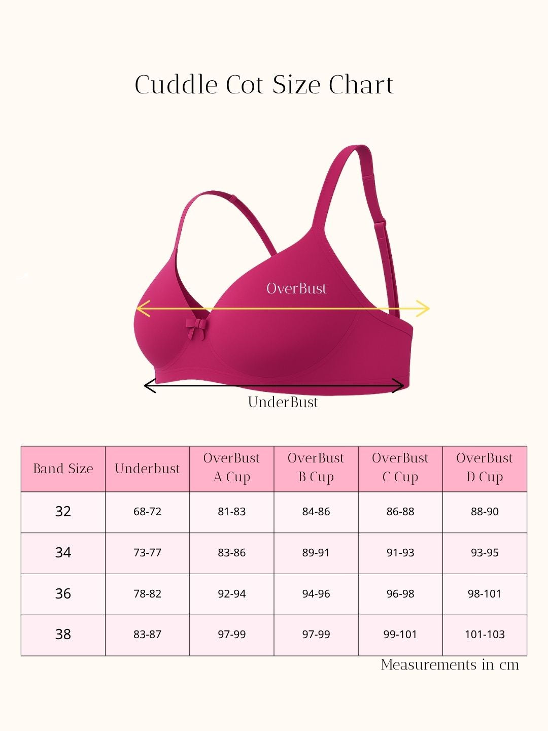 Cuddlecot Dusky Magenta Cotton T-Shirt Bra | Soft Wire-Free Everyday Bra for Women