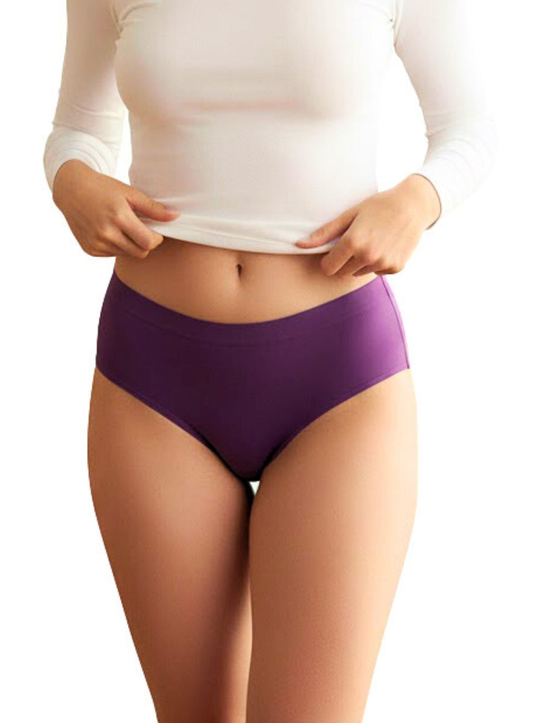 Saforia EasyCot Modal Seamless Panty - Perfect Purple