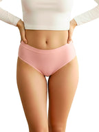 Saforia NoirSilk Microfibre Seamless Panty - Baby Pink