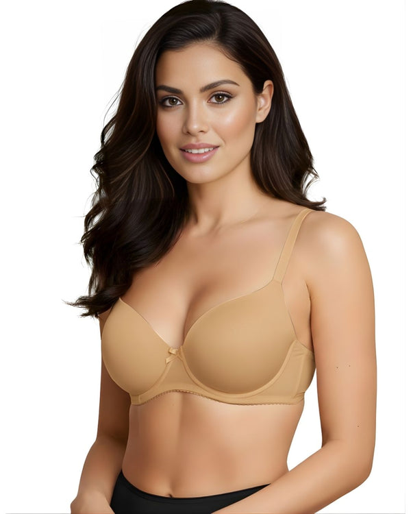 Cuddlecot Skin Cotton T-Shirt Bra | Soft Wire-Free Everyday Bra for Women