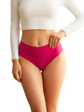 Saforia NoirSilk Microfibre Seamless Panty - Majenta