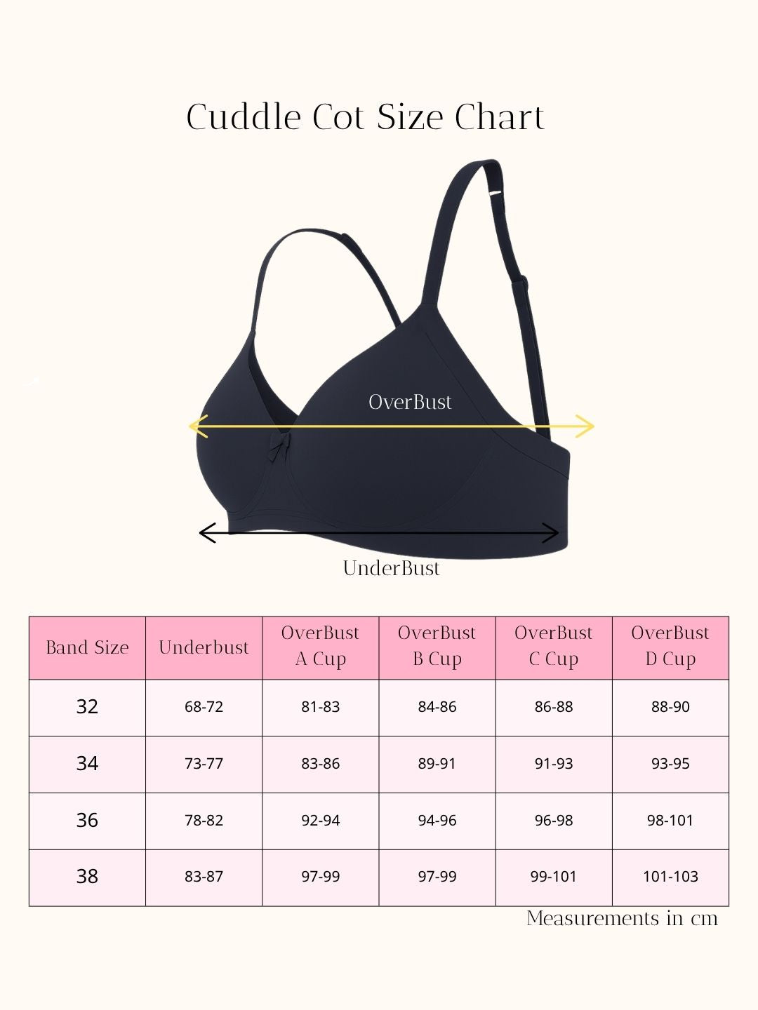 Cuddlecot Midnight Blue Cotton T-Shirt Bra | Soft Wire-Free Everyday Bra for Women