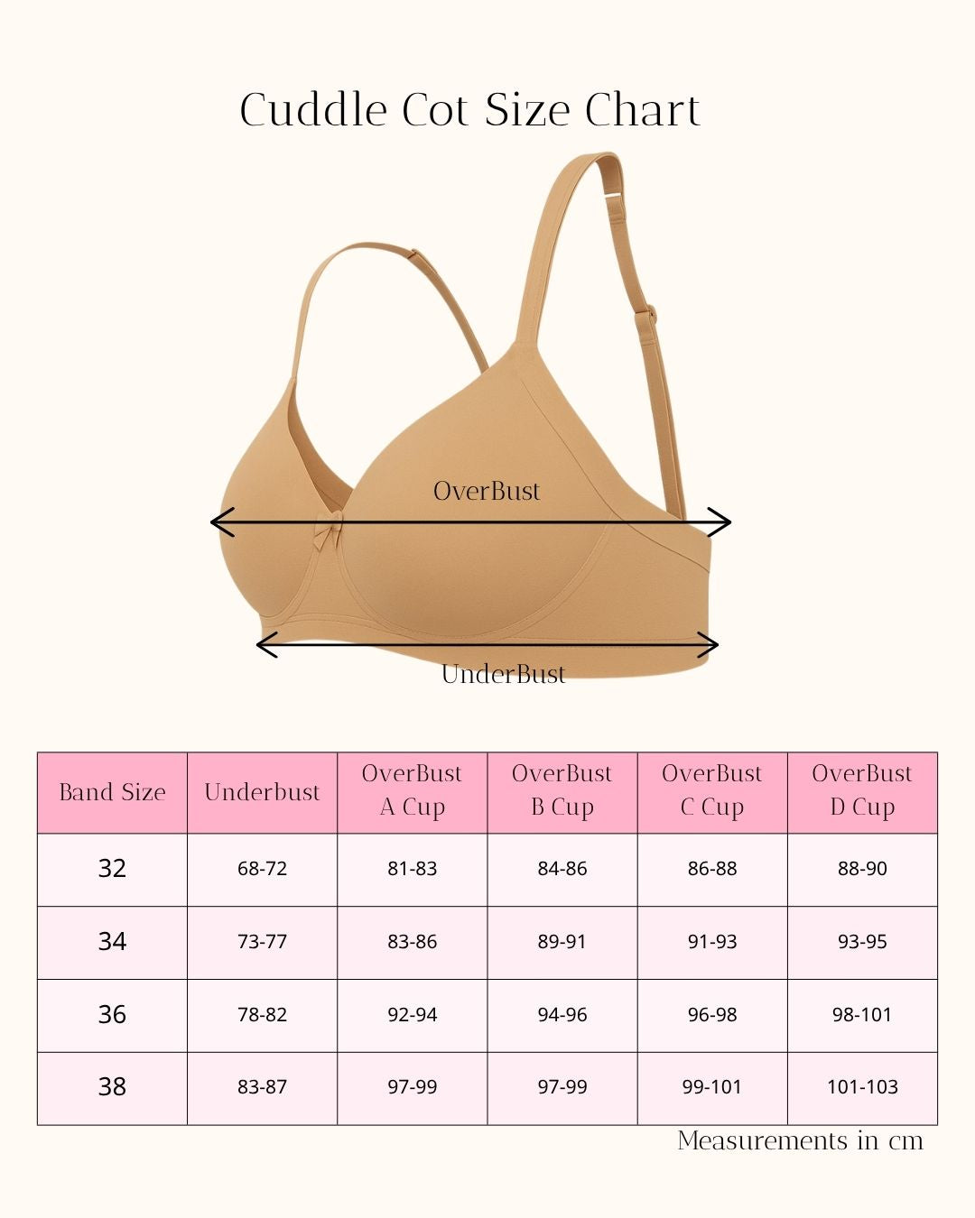 Cuddlecot Skin Cotton T-Shirt Bra | Soft Wire-Free Everyday Bra for Women