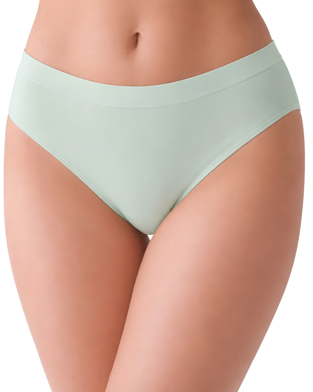 Saforia EasyCot Modal Seamless Panty - Sage Green