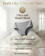 Saforia EasyCot Modal Seamless Panty - Basic Grey