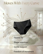 Saforia EasyCot Modal Seamless Panty - Zed Black