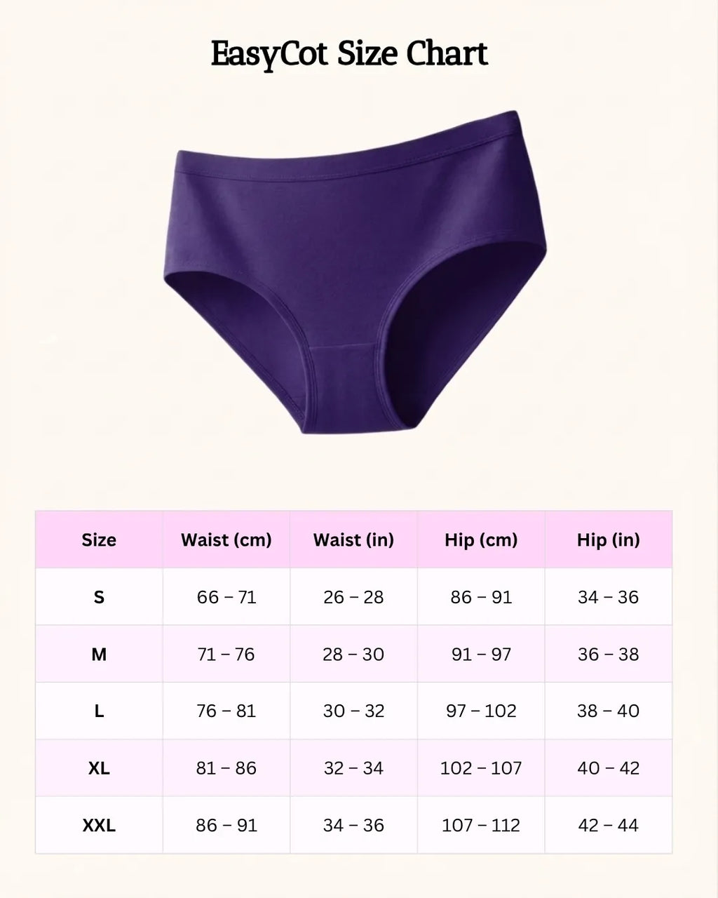 Saforia EasyCot Modal Seamless Panty - Perfect Purple