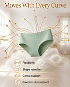 Saforia EasyCot Modal Seamless Panty - Sage Green