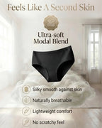 Saforia EasyCot Modal Seamless Panty - Zed Black