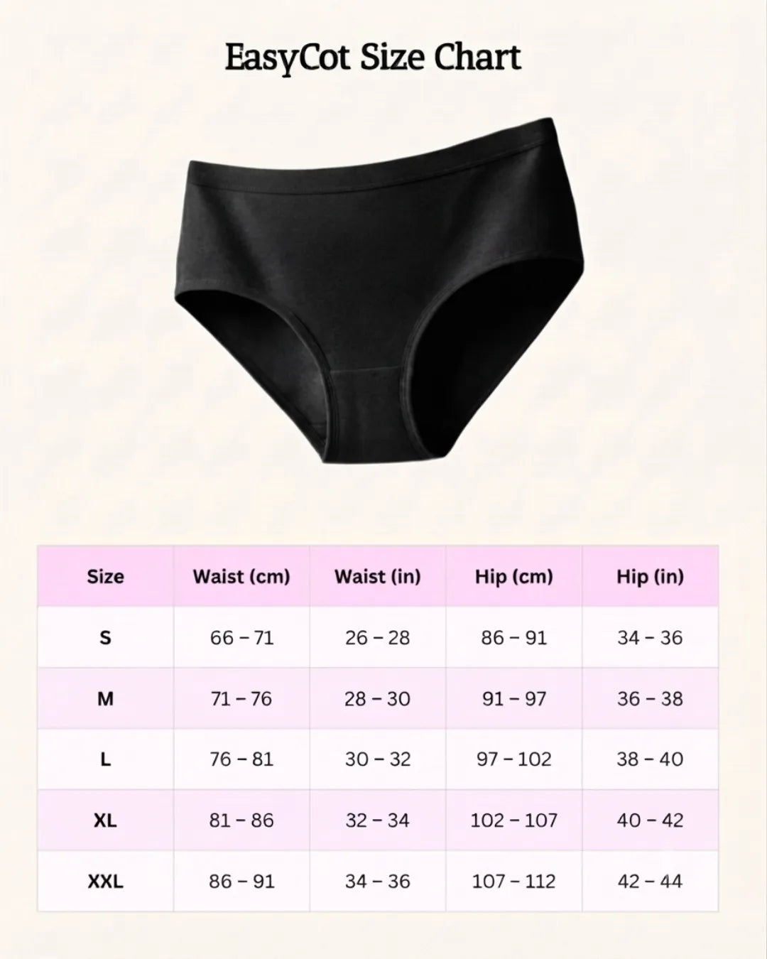 Saforia EasyCot Modal Seamless Panty - Zed Black
