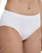 Saforia EasyCot Modal Seamless Panty - Swan White