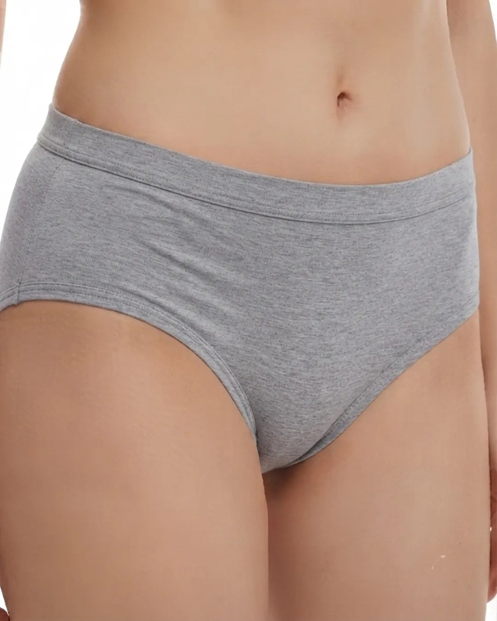 Saforia EasyCot Modal Seamless Panty - Basic Grey