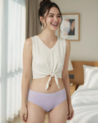 Saforia EasyCot Modal Seamless Panty - Lavender