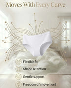 Saforia EasyCot Modal Seamless Panty - Swan White