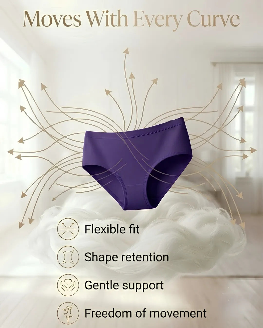 Saforia EasyCot Modal Seamless Panty - Perfect Purple
