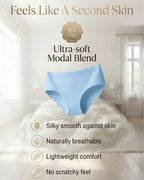 Saforia EasyCot Modal Seamless Panty - Sky Blue