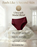 Saforia EasyCot Modal Seamless Panty - Maroon