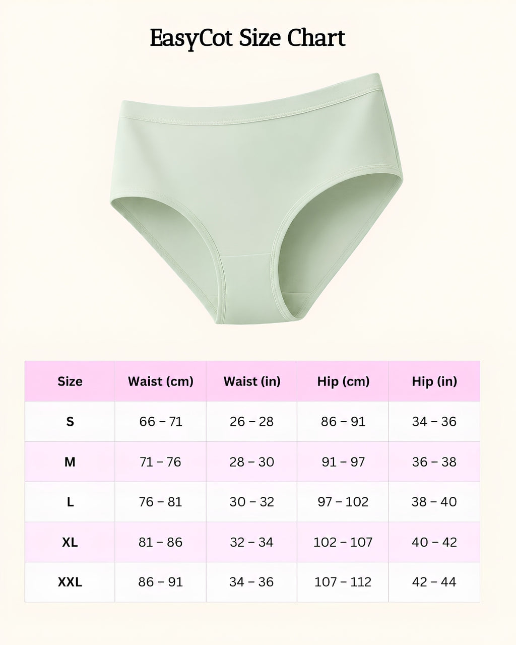 Saforia EasyCot Modal Seamless Panty - Sage Green