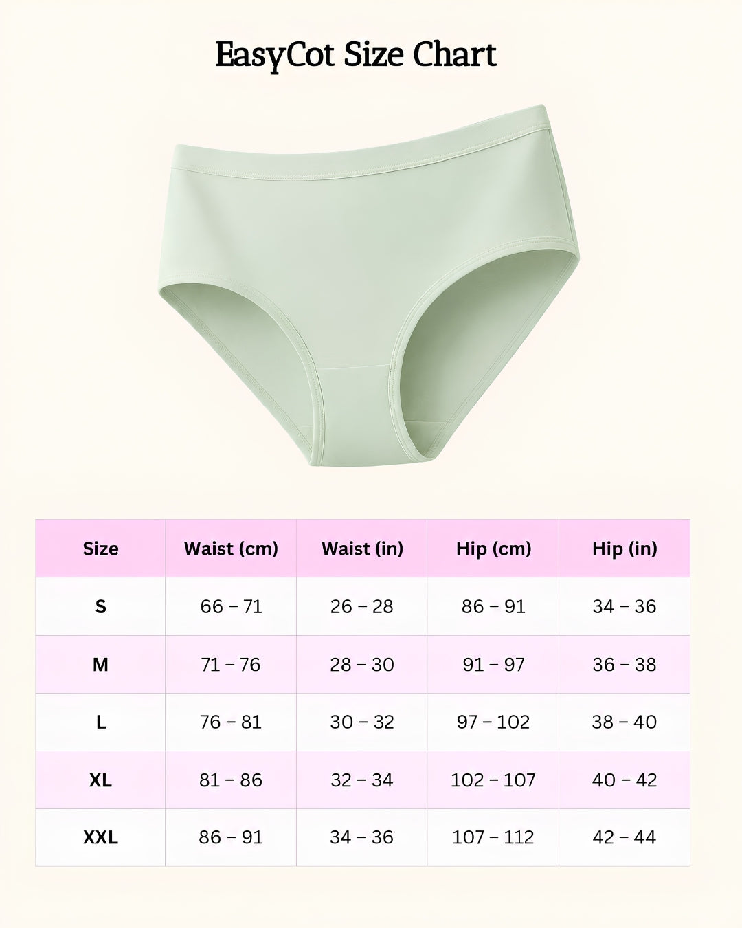 Saforia EasyCot Modal Seamless Panty - Sage Green