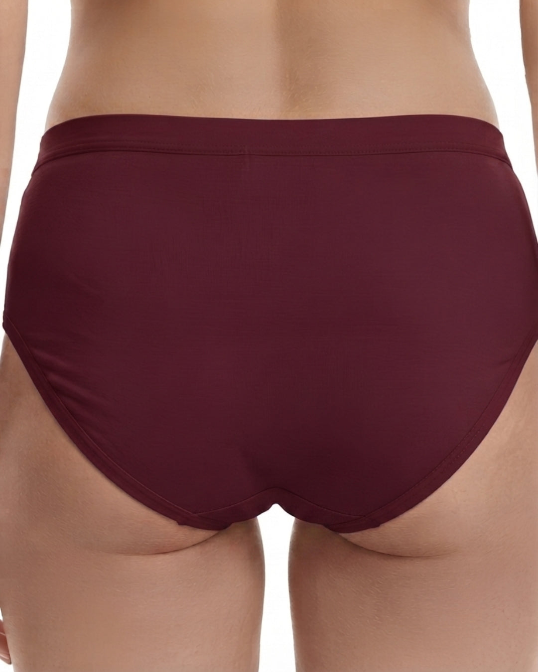 Saforia EasyCot Modal Seamless Panty - Maroon