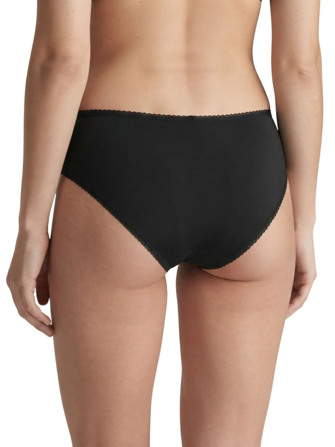 Saforia NoirSilk Microfibre Seamless Panty - Just Black