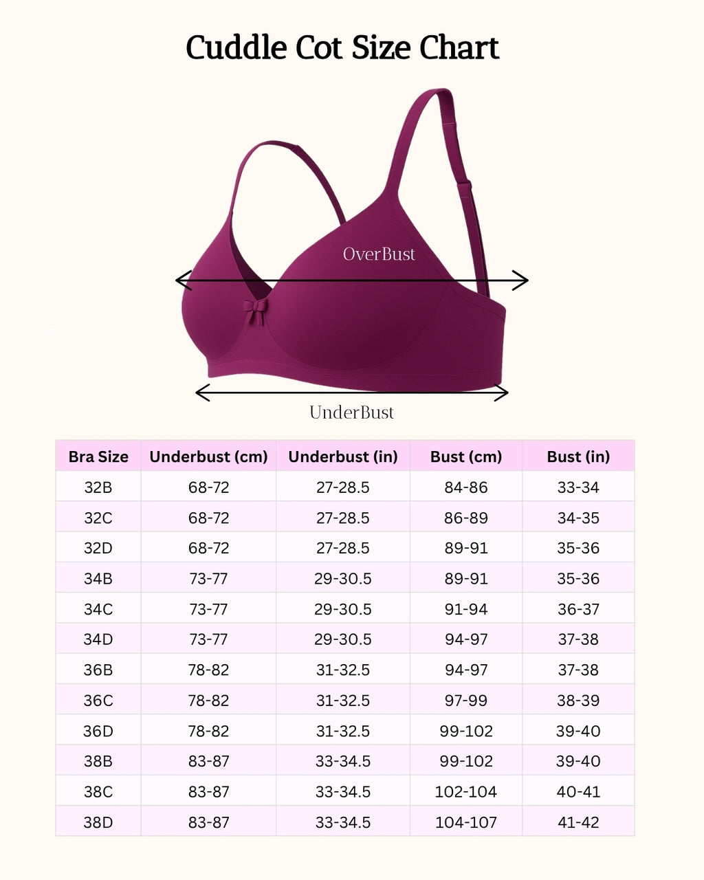 Saforia Cuddlecot Modal Wirefree Padded Bra Combo (Pack of 2) – Perfect Purple & Basic Grey