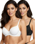 Saforia Cuddlecot Modal Wirefree Padded Bra Combo (Pack of 2) – Zed Black & Swan White