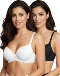 Saforia Cuddlecot Modal Wirefree Padded Bra Combo (Pack of 2) – Zed Black & Swan White