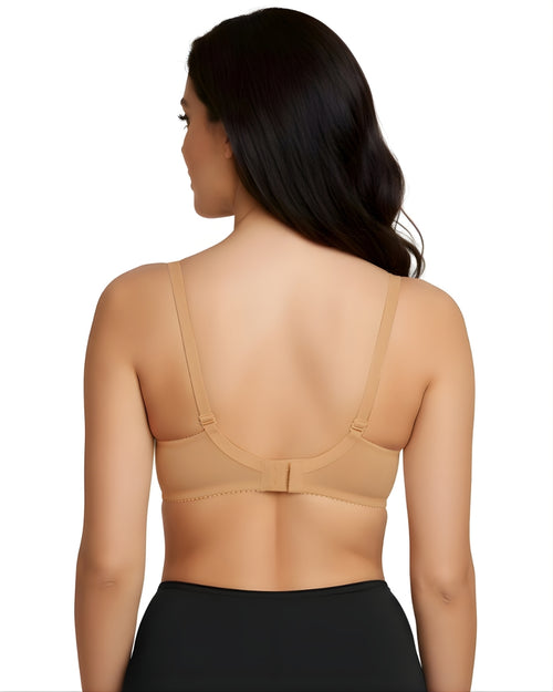 Saforia Cuddlecot Modal Wirefree Padded Bra Combo (Pack of 2) – Skin & Midnight Blue