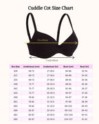 Saforia Cuddlecot Modal Wirefree Padded Bra Combo (Pack of 3) – Zed Black, Skin & Swan White