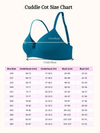 Saforia Cuddlecot Modal Wirefree Padded Tshirt Bra - Indigo Blue