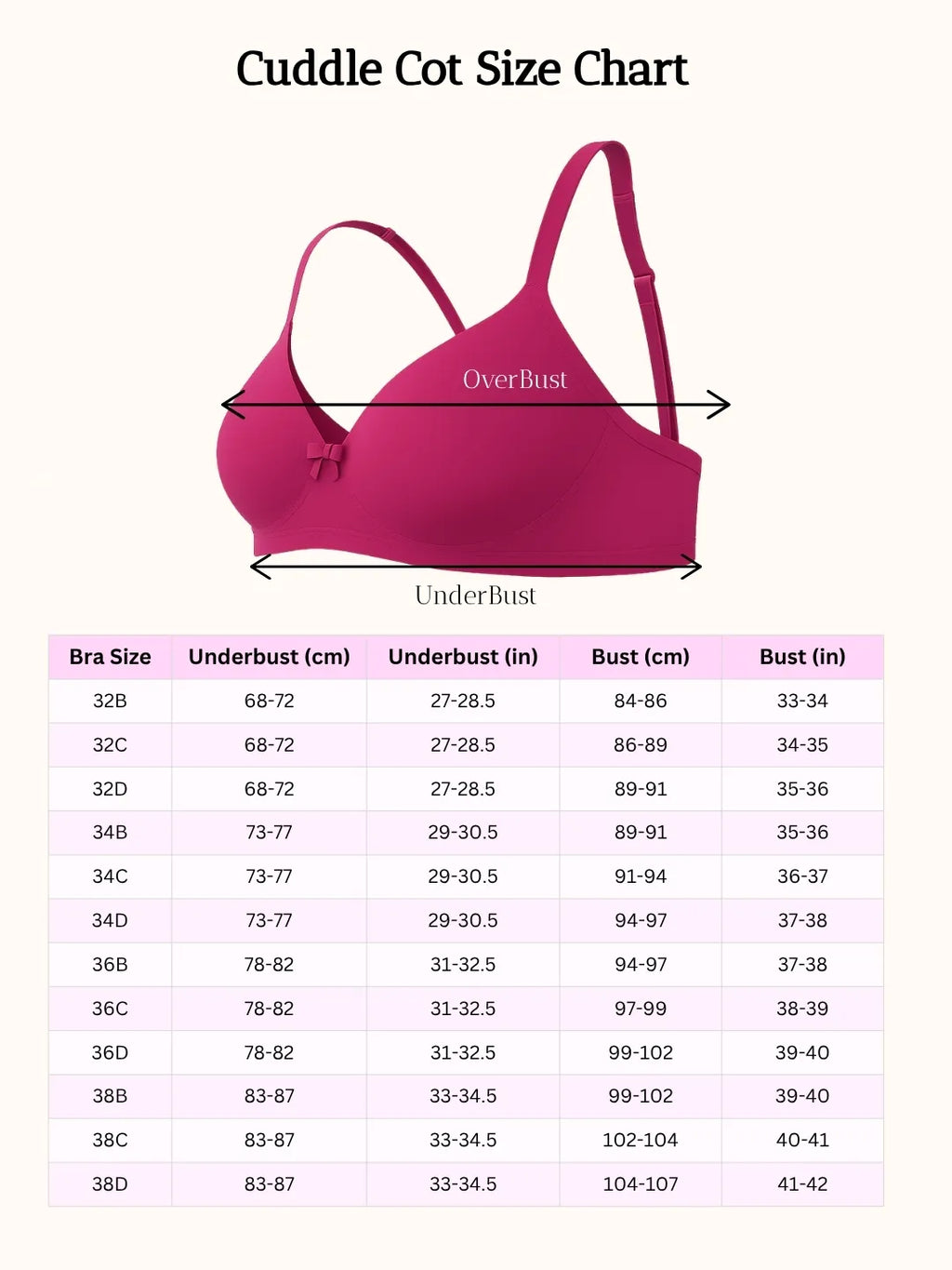 Saforia Cuddlecot Modal Wirefree Padded Tshirt Bra - Dusky Majenta