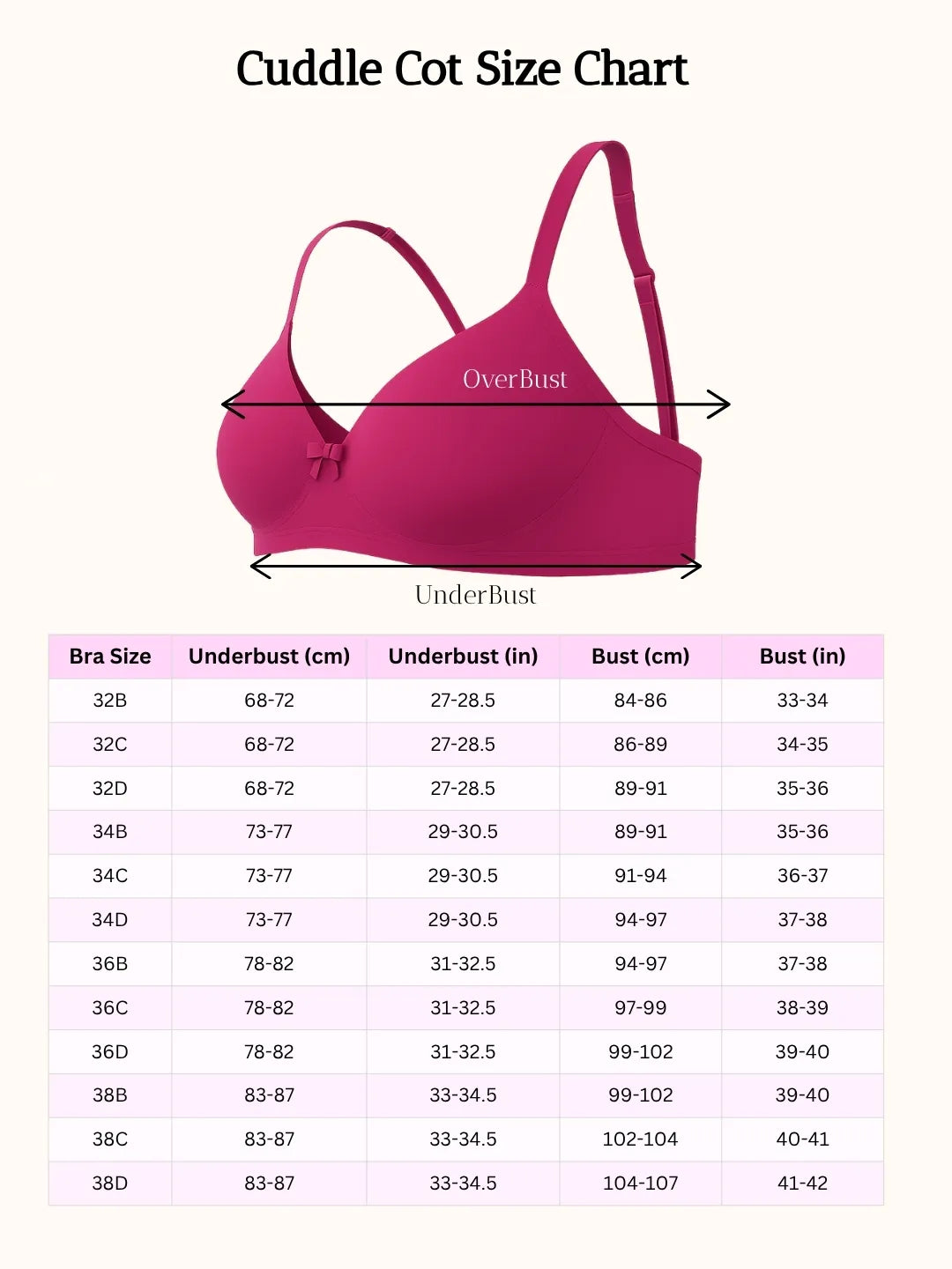 Saforia Cuddlecot Modal Wirefree Padded Tshirt Bra - Dusky Majenta
