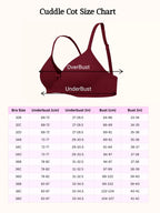Saforia Cuddlecot Modal Wirefree Padded Tshirt Bra - Maroon