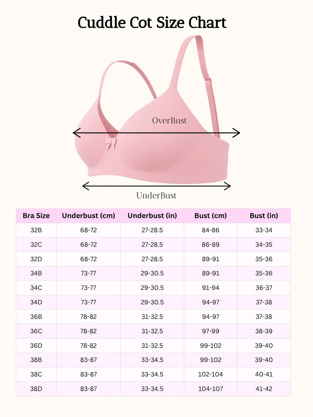 Saforia Cuddlecot Modal Wirefree Padded Tshirt Bra - Baby Pink