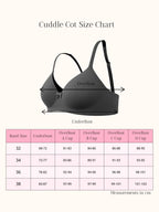 Cuddlecot Gun Metal Cotton T-Shirt Bra | Soft Wire-Free Everyday Bra for Women