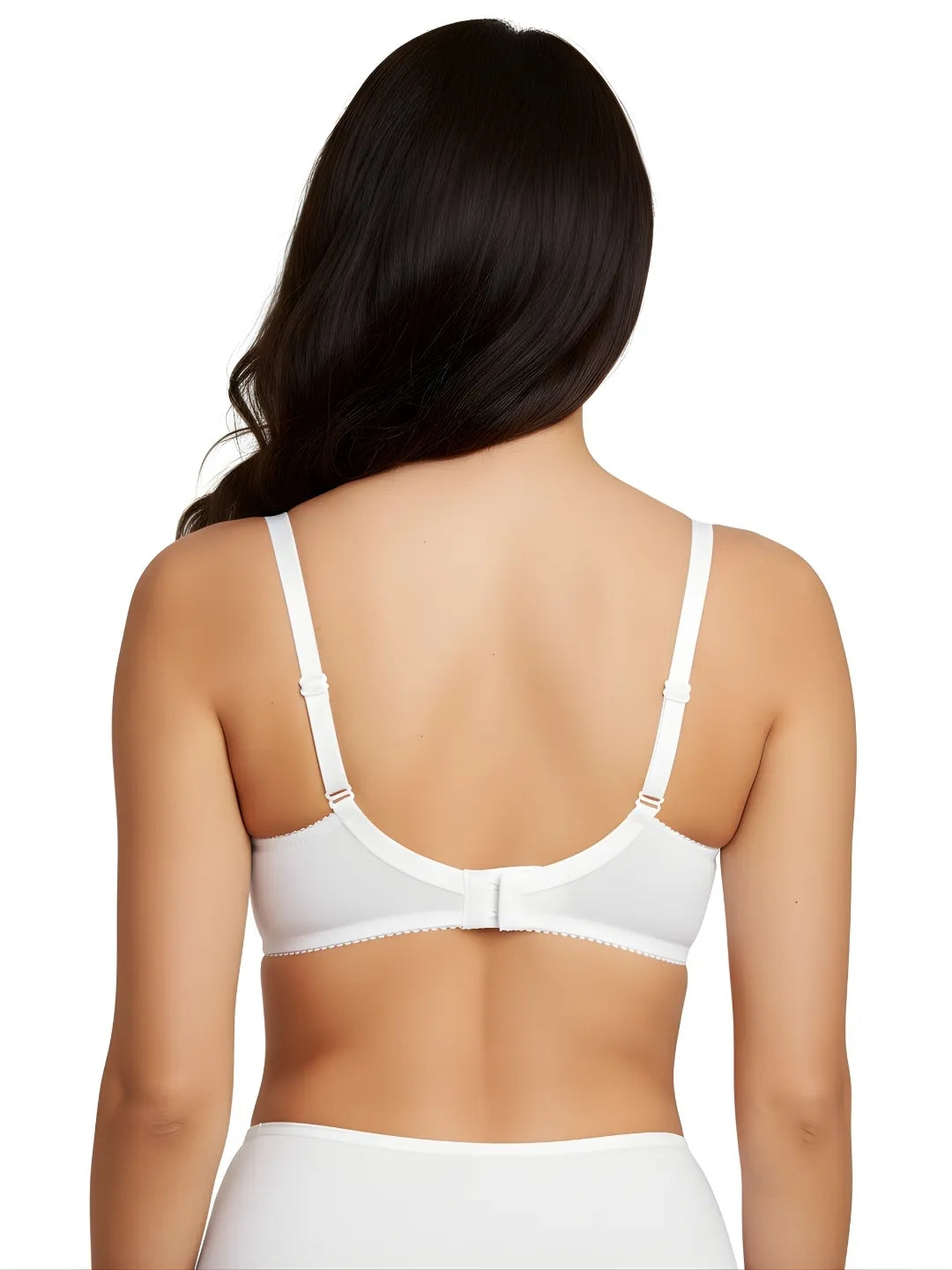 Saforia Cuddlecot Modal Wirefree Padded Tshirt Bra - Swan White