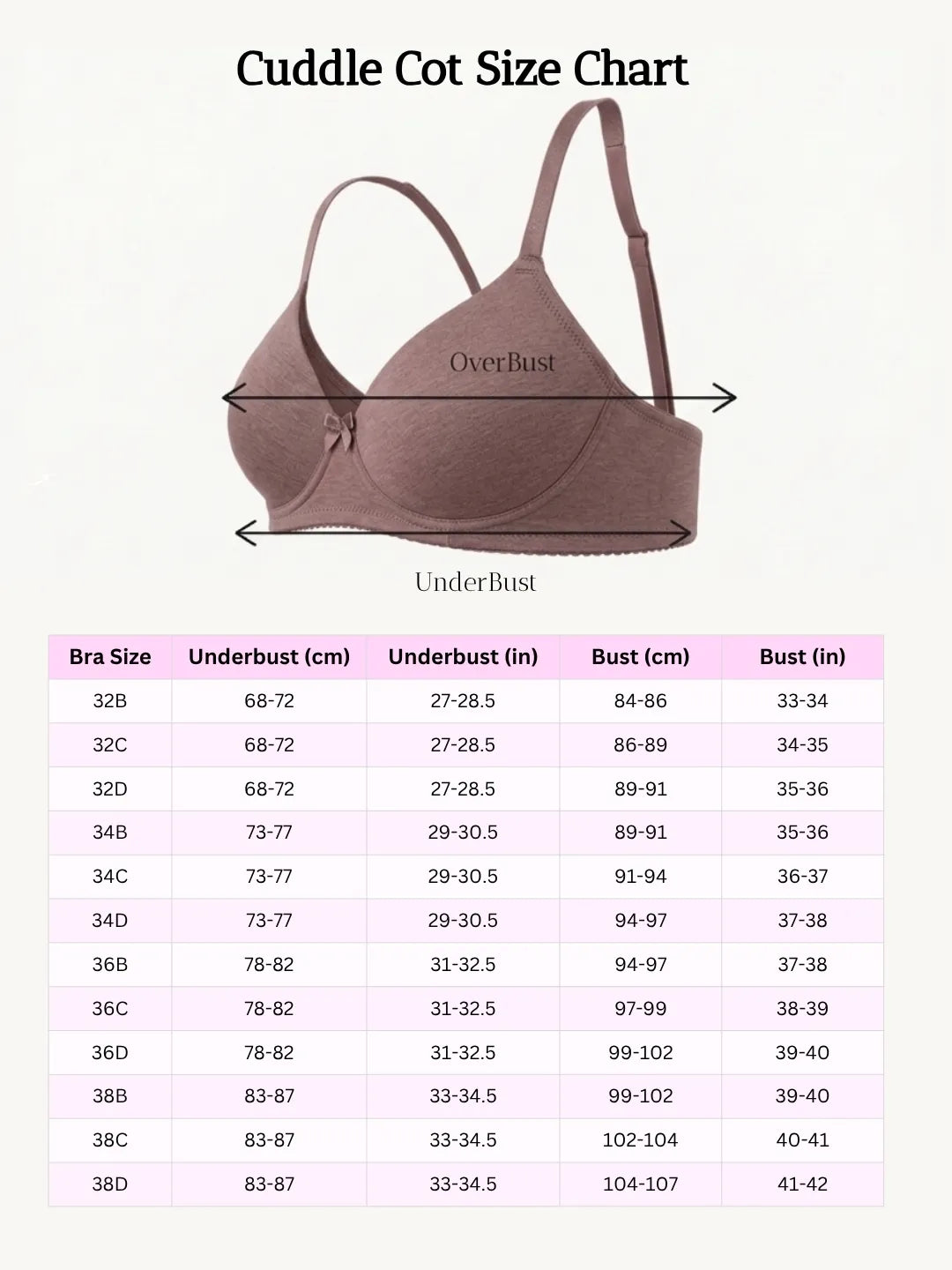 Saforia Cuddlecot Modal Wirefree Padded Tshirt Bra - Mocha