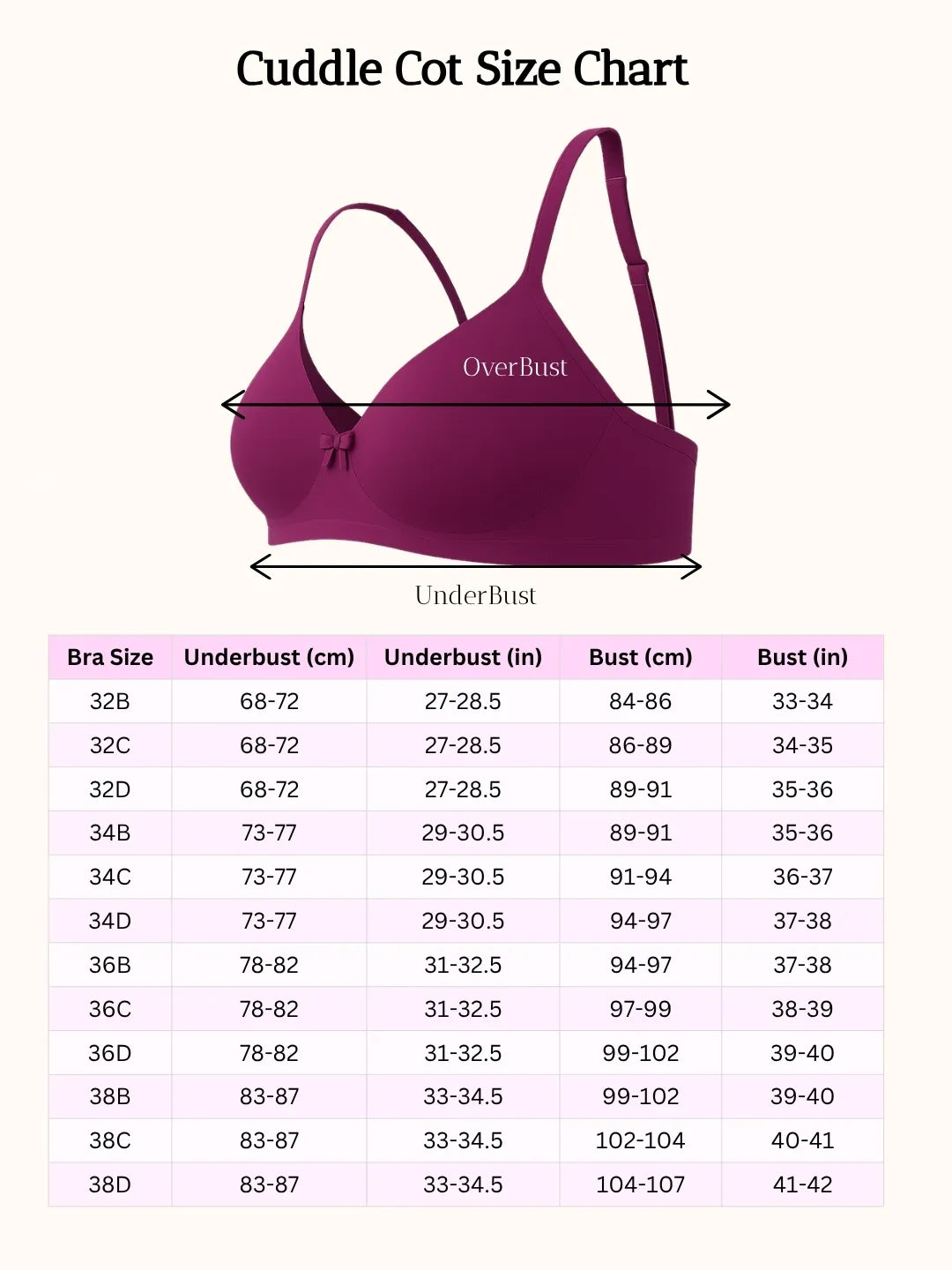 Saforia Cuddlecot Modal Wirefree Padded Tshirt Bra - Perfect Purple