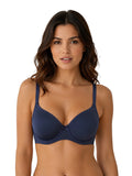 Saforia Spandura Microfibre Padded Bra - Navy Blue