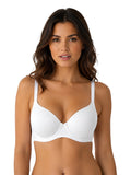 Saforia Spandura Microfibre Padded Bra - White