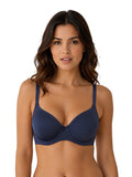Saforia Spandura Microfibre Padded Bra - Navy Blue