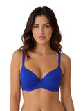 Saforia Spandura Microfibre Padded Bra - Royal Blue