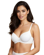 Cuddlecot Swan White Cotton T-Shirt Bra | Soft Wire-Free Everyday Bra for Women
