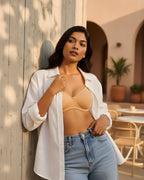 Cuddlecot Skin Cotton T-Shirt Bra | Soft Wire-Free Everyday Bra for Women