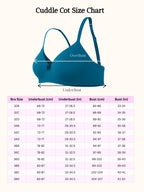 Saforia Cuddlecot Modal Wirefree Padded Tshirt Bra - Indigo Blue