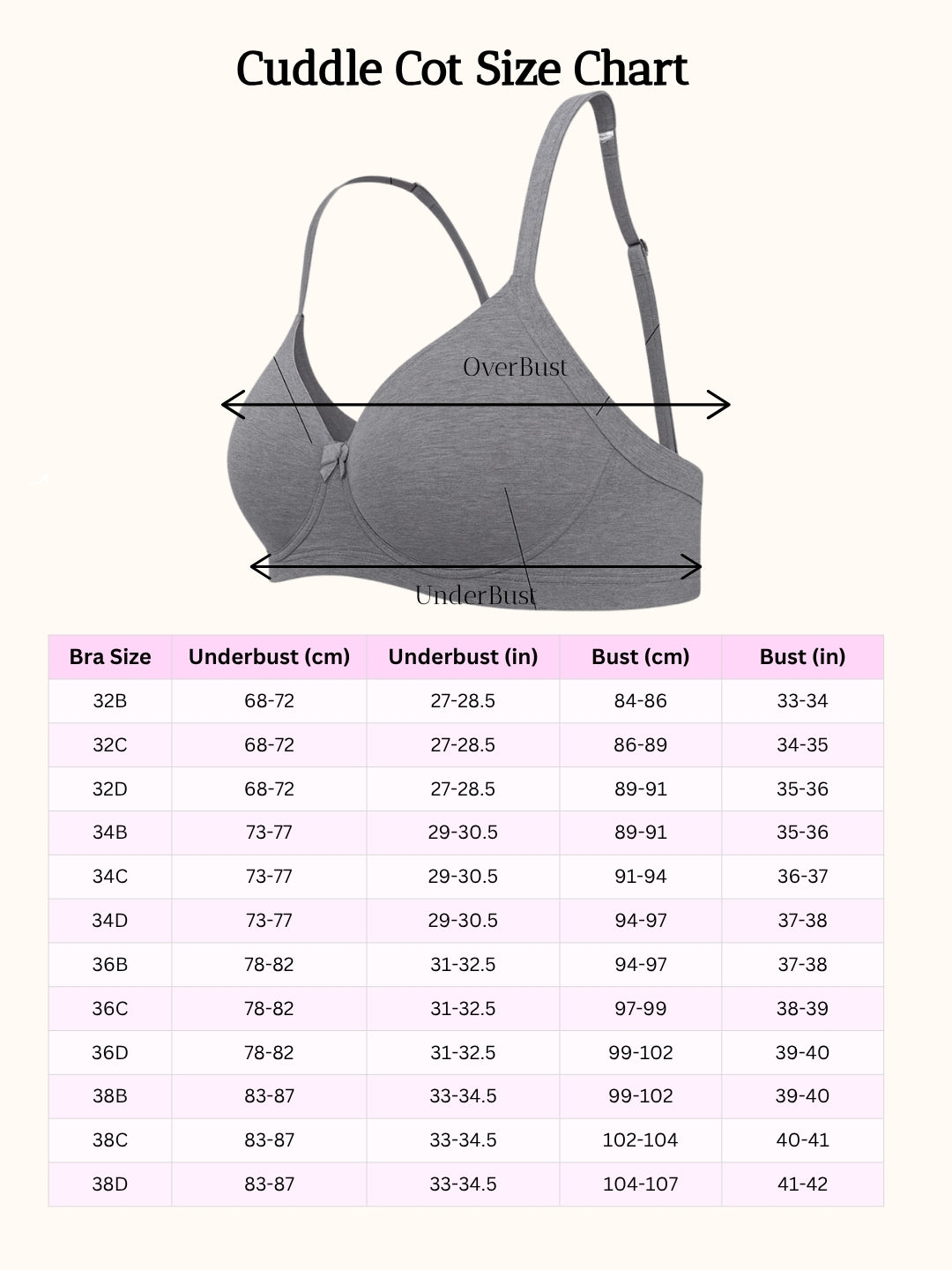 Saforia Cuddlecot Modal Wirefree Padded Tshirt Bra - Basic Grey