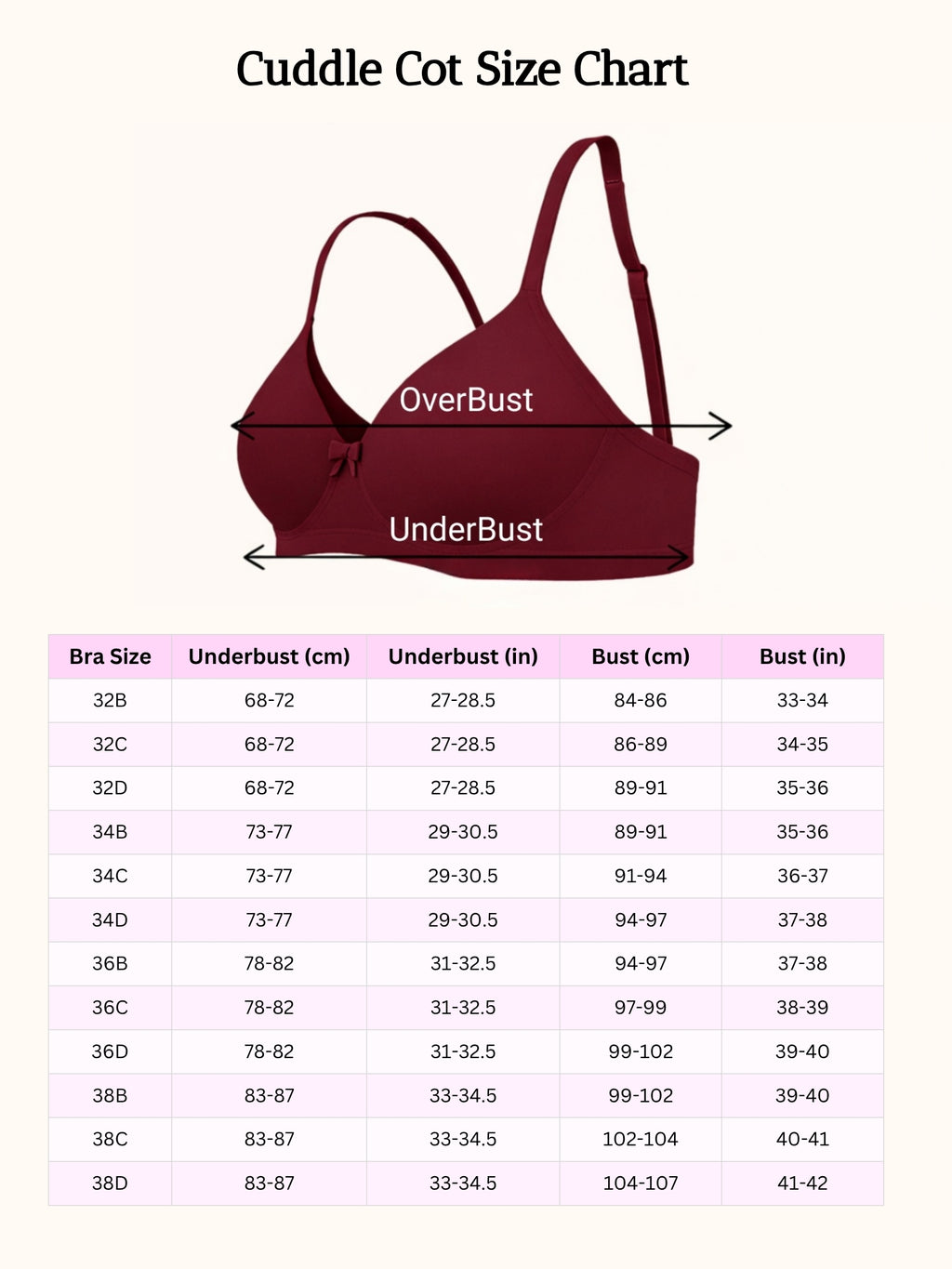 Saforia Cuddlecot Modal Wirefree Padded Tshirt Bra - Maroon