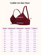 Saforia Cuddlecot Modal Wirefree Padded Tshirt Bra - Maroon