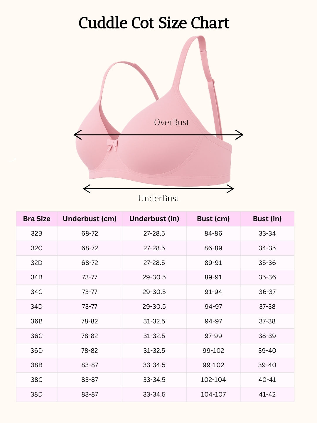 Saforia Cuddlecot Modal Wirefree Padded Tshirt Bra - Baby Pink